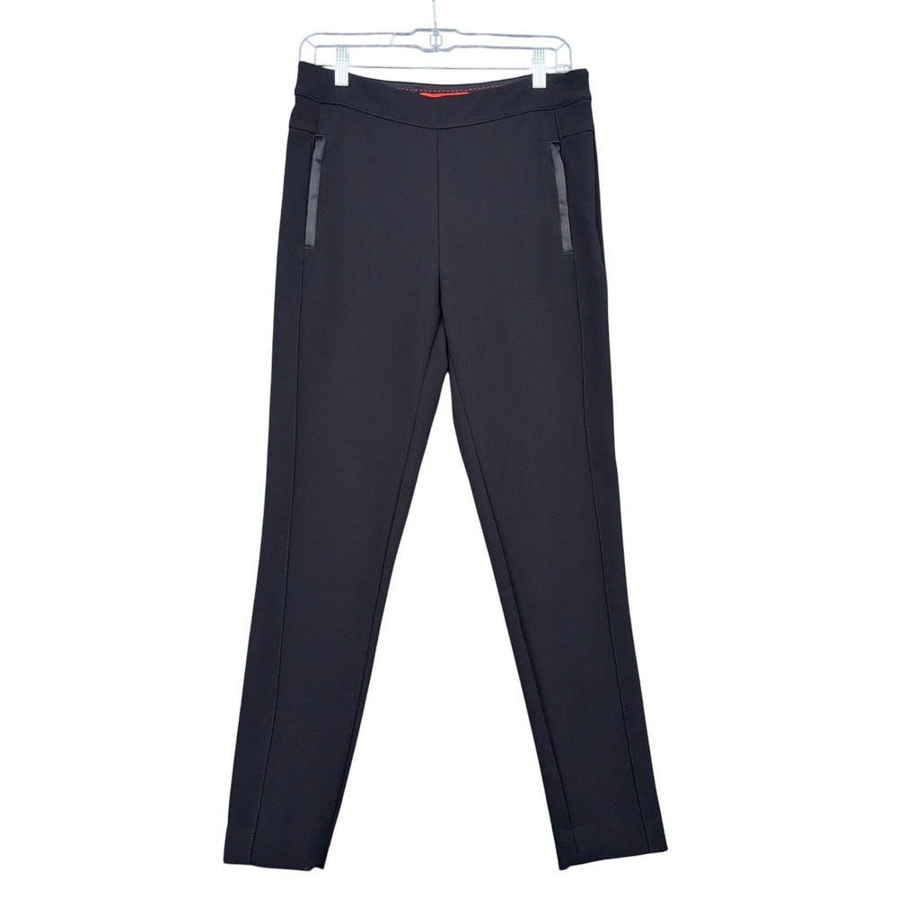 Cartonnier Anthropologie Skinny Trousers Womens 6 Polyester Rayon Black